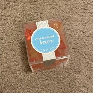 Sugar Champagne Bears Candy - Pink/Peach Gummy Gift